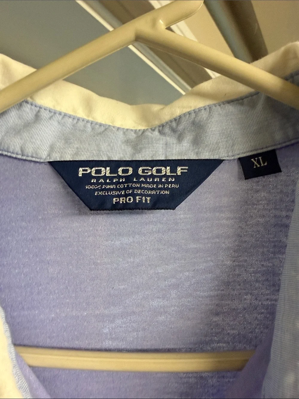Ralph Lauren Lilac Polo with White Collar